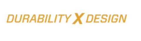 DURABILITY X DESIGN Logo (USPTO, 17.01.2014)