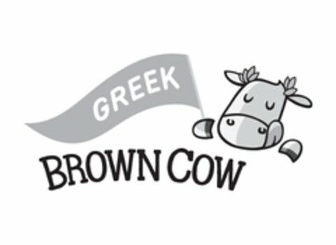 GREEK BROWN COW Logo (USPTO, 14.02.2014)