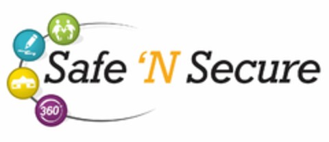 SAFE 'N SECURE 360 Logo (USPTO, 21.02.2014)