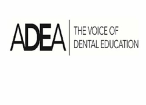 ADEA THE VOICE OF DENTAL EDUCATION Logo (USPTO, 07/14/2014)