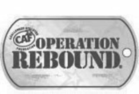 CAF CHALLENGED ATHLETES FOUNDATION OPERATION REBOUND Logo (USPTO, 08/13/2014)