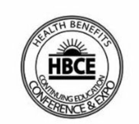 HEALTH BENEFITS HBCE CONTINUING EDUCATION CONFERENCE & EXPO Logo (USPTO, 23.09.2014)