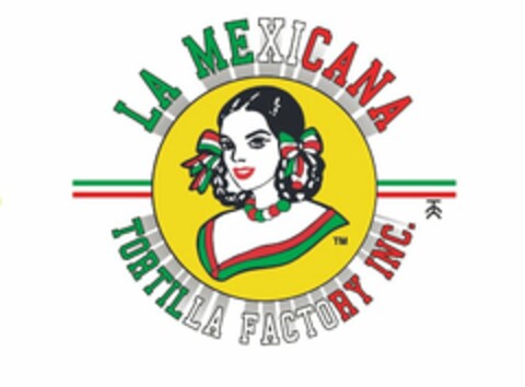 LA MEXICANA TORTILLA FACTORY INC. Logo (USPTO, 06.01.2015)