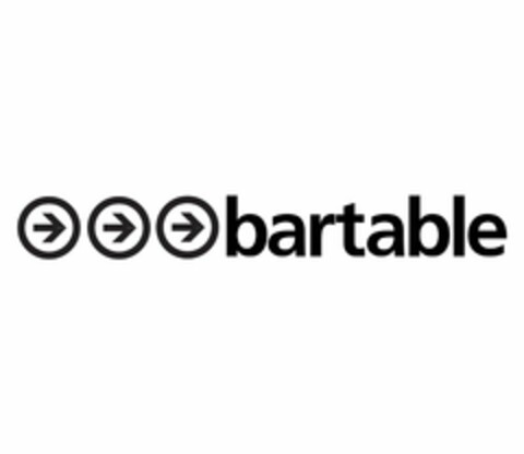 BARTABLE Logo (USPTO, 07.08.2015)