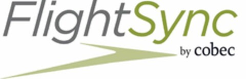 FLIGHTSYNC BY COBEC Logo (USPTO, 10/19/2015)