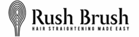 RUSH BRUSH HAIR STRAIGHTENING MADE EASY Logo (USPTO, 01.12.2015)