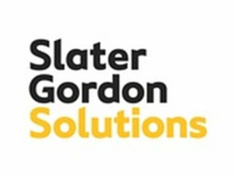 SLATER GORDON SOLUTIONS Logo (USPTO, 02/02/2016)