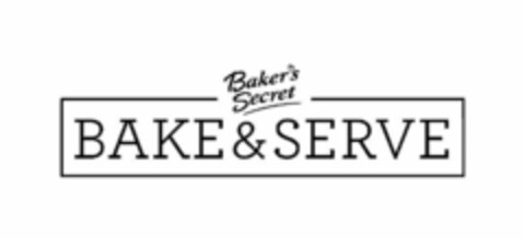 BAKER'S SECRET BAKE & SERVE Logo (USPTO, 15.03.2016)