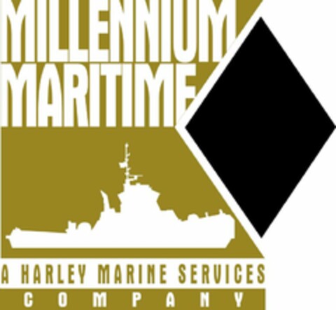 MILLENNIUM MARITIME A HARLEY MARINE SERVICES COMPANY Logo (USPTO, 05/08/2016)