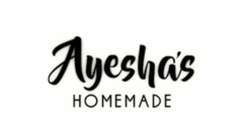 AYESHA'S HOMEMADE Logo (USPTO, 11/10/2016)