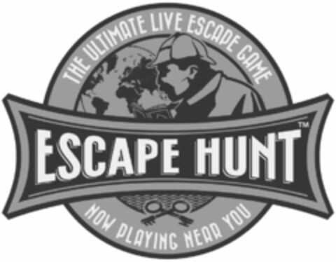 ESCAPE HUNT THE ULTIMATE LIVE ESCAPE GAME NOW PLAYING NEAR YOU Logo (USPTO, 16.06.2017)