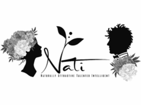 NATI NATURALLY ATTRACTIVE TALENTED INTELLIGENT Logo (USPTO, 16.08.2017)