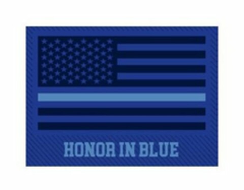 HONOR IN BLUE Logo (USPTO, 20.04.2018)