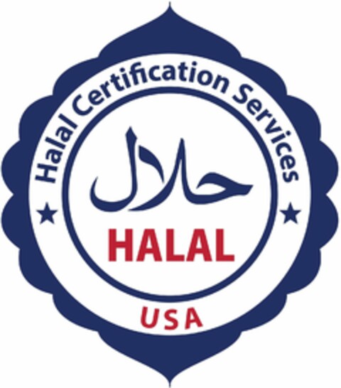 HALAL CERTIFICATION SERVICES HALAL USA Logo (USPTO, 06/29/2018)