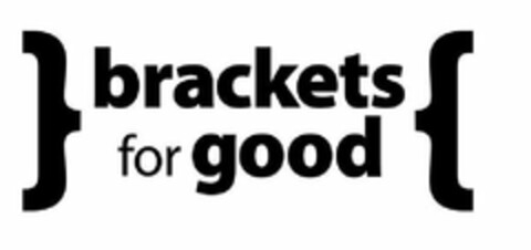 BRACKETS FOR GOOD Logo (USPTO, 08/14/2018)