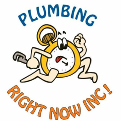 PLUMBING RIGHT NOW INC! Logo (USPTO, 18.10.2018)