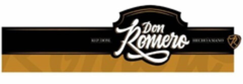 DON ROMERO REP. DOM. HECHO AMANO R Logo (USPTO, 04/14/2019)