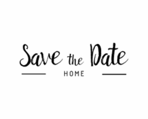 SAVE THE DATE HOME Logo (USPTO, 11.07.2019)