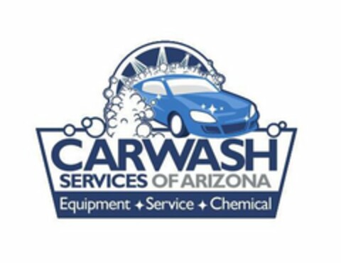 CARWASH SERVICES OF ARIZONA EQUIPMENT SERVICE CHEMICAL Logo (USPTO, 01.08.2019)