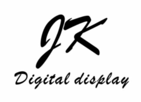 JK DIGITAL DISPLAY Logo (USPTO, 05.08.2019)