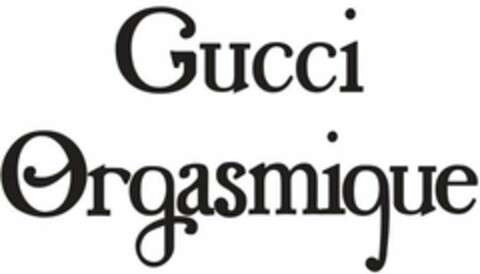 GUCCI ORGASMIQUE Logo (USPTO, 09/20/2019)