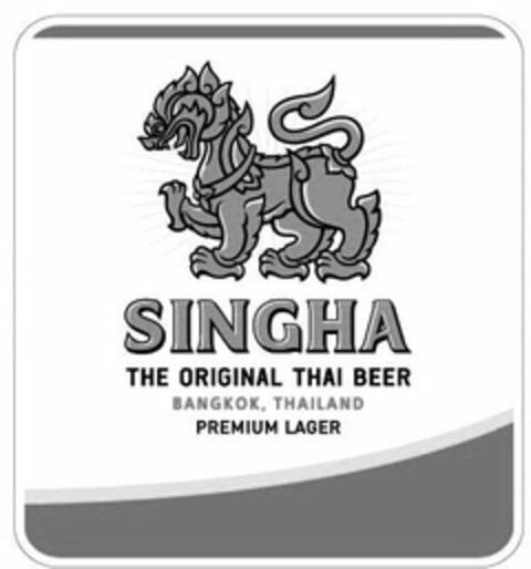 SINGHA THE ORIGINAL THAI BEER BANGKOK, THAILAND PREMIUM LAGER Logo (USPTO, 06.11.2019)