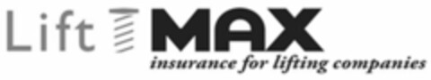 LIFT MAX INSURANCE FOR LIFTING COMPANIES Logo (USPTO, 05/14/2020)