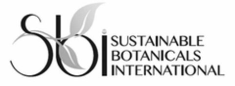 SBI SUSTAINABLE BOTANICALS INTERNATIONAL Logo (USPTO, 19.05.2020)