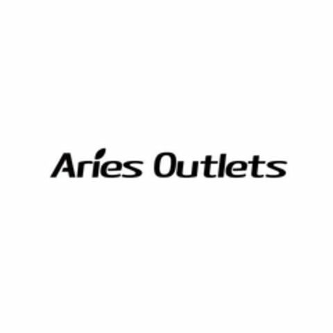 ARIES OUTLETS Logo (USPTO, 11.08.2020)