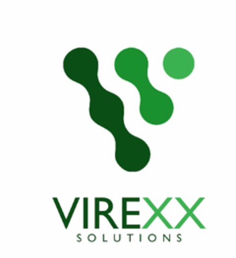 VIREXX SOLUTIONS Logo (USPTO, 08/13/2020)