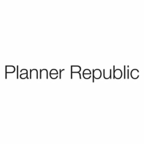 PLANNER REPUBLIC Logo (USPTO, 15.09.2020)