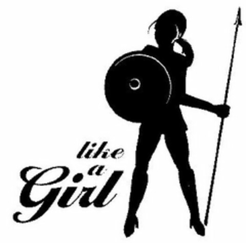 LIKE A GIRL Logo (USPTO, 29.04.2009)