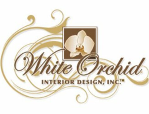 WHITE ORCHID INTERIOR DESIGN, INC. Logo (USPTO, 20.05.2009)