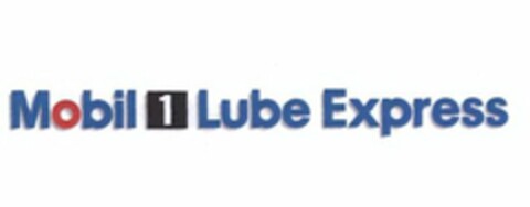 MOBIL 1 LUBE EXPRESS Logo (USPTO, 07/30/2009)