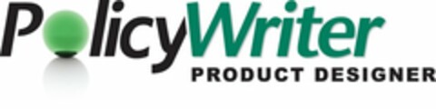 POLICYWRITER PRODUCT DESIGNER Logo (USPTO, 02.12.2009)