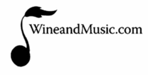 WINEANDMUSIC.COM Logo (USPTO, 15.04.2010)