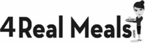 4REAL MEALS.COM Logo (USPTO, 16.06.2010)