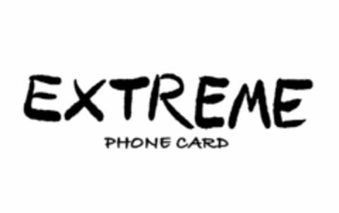 EXTREME PHONE CARD Logo (USPTO, 23.07.2010)