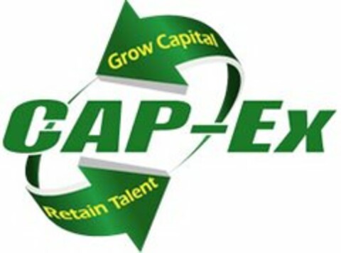 CAP-EX GROW CAPITAL RETAIN TALENT Logo (USPTO, 27.09.2010)