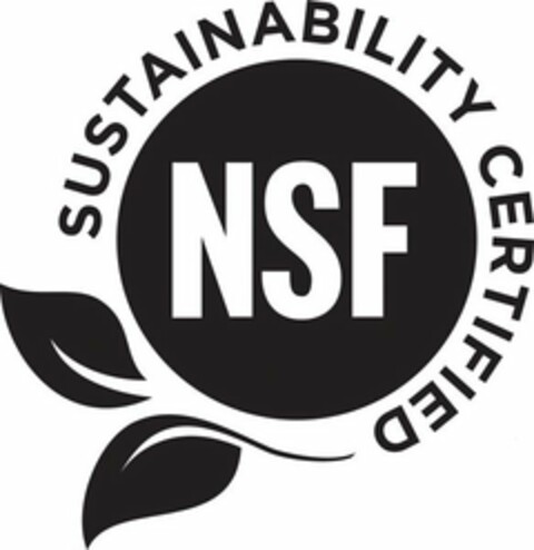 NSF SUSTAINABILITY CERTIFIED Logo (USPTO, 12.04.2011)