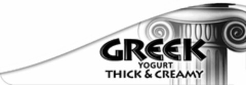 GREEK YOGURT THICK & CREAMY Logo (USPTO, 01.07.2011)