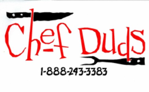 CHEF DUDS Logo (USPTO, 10.01.2012)