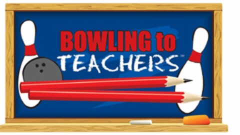 BOWLING TO TEACHERS Logo (USPTO, 12.03.2012)