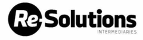 RE-SOLUTIONS INTERMEDIARIES Logo (USPTO, 05/22/2012)