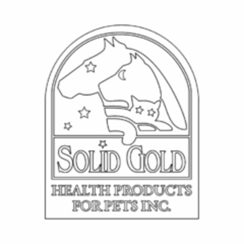 SOLID GOLD HEALTH PRODUCTS FOR PETS INC. Logo (USPTO, 02/14/2013)