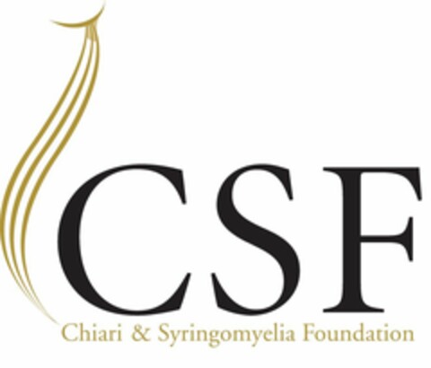 CSF CHIARI & SYRINGOMYELIA FOUNDATION Logo (USPTO, 03/05/2013)