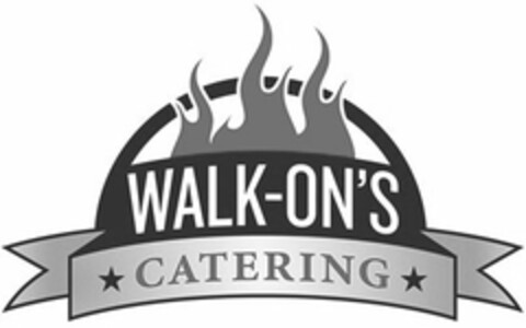 WALK-ON'S CATERING Logo (USPTO, 14.03.2014)