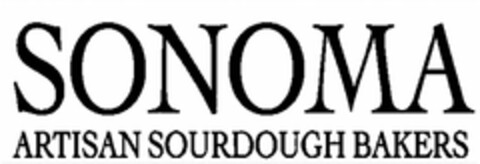 SONOMA ARTISAN SOURDOUGH BAKERS Logo (USPTO, 06/17/2014)