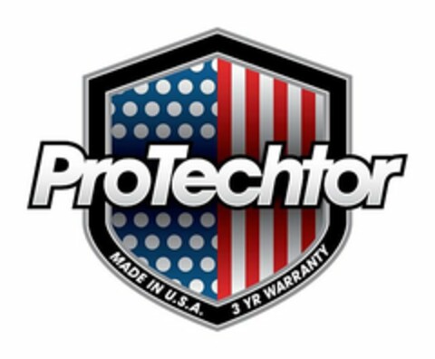 PROTECHTOR MADE IN U.S.A. 3 YR WARRANTY Logo (USPTO, 27.03.2015)