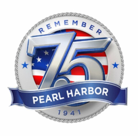 REMEMBER 75 PEARL HARBOR 1941 Logo (USPTO, 02/23/2016)